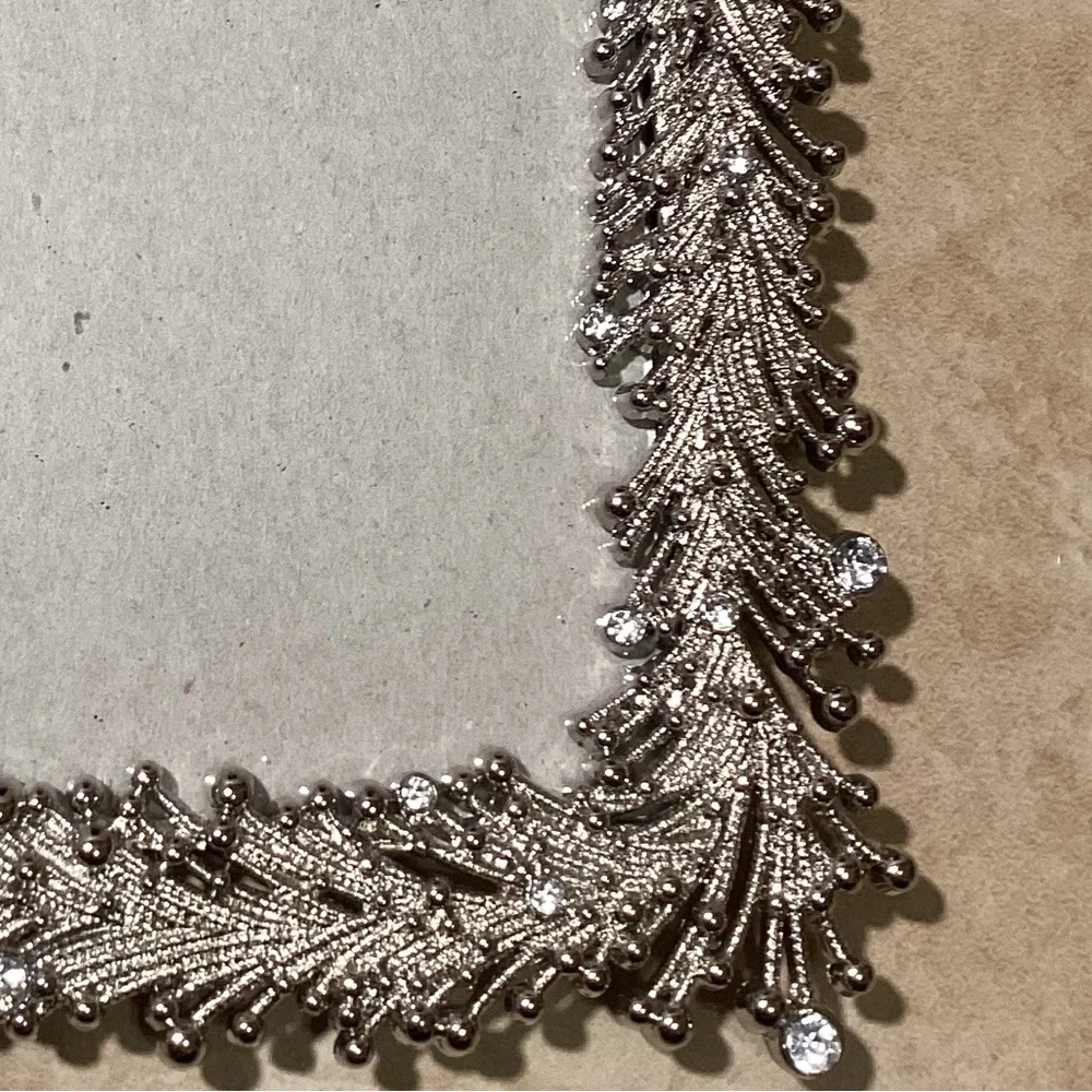 Silver Sparkle Holiday Photo Frame - Picture 2 of 6